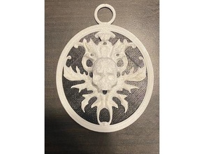 skull pendant accessories necklaces pendants skulls 3d print model - Mito3D