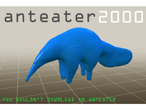 anteater animals ant 3d print model - Mito3D