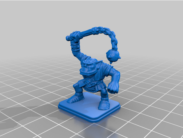 heroquest orcs - rebased tree support creatures 3D print model - Mito3D