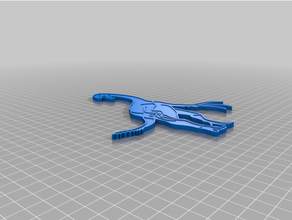 therizinosaurus segni loghi 3d print model - Mito3D