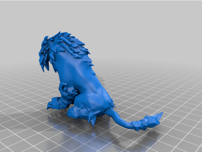 fangs ashamane animals artifact cat druid warcraft wow 3d print model - Mito3D