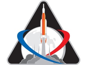 Artemis misyon logo düz tek renk versiyon 2d Sanat ay nasa 3d print model - Mito3D