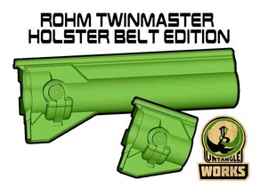 rohm twinmaster holster belt edition sport & outdoors pistol 3d print model - Mito3D