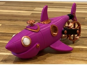 paw patrol shark toys & games toy 3d print model - Mito3D