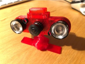 Ahududu pi noir gece kamera durum kılıf top bağlantı ayakta durmak binmek vizyon 3d print model - Mito3D