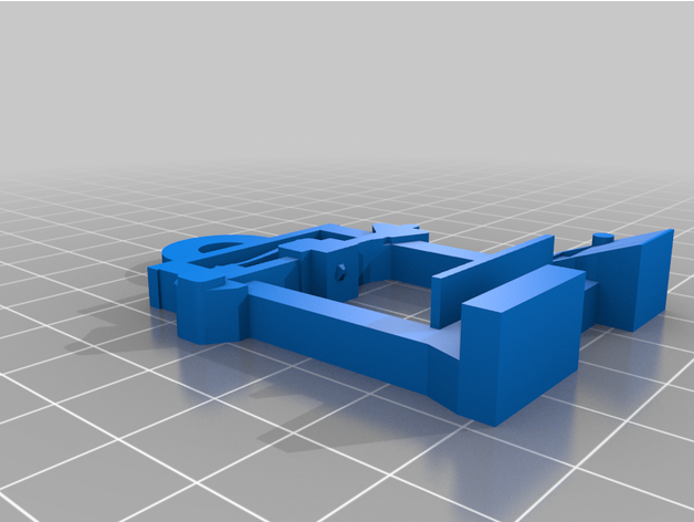 3d printer zipper pull dongle ornament printing 3D print model - Mito3D