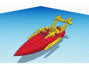 cobra piranha Véhicules GI Joe 3d print model - Mito3D