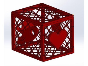 valentine box containers valentines day 3d print model - Mito3D