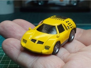 déformé mazda rx500 Véhicules miniature voiture 3d print model - Mito3D
