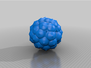 pollen Balle math art mathématique mathématiques sphère jouet 3d print model - Mito3D