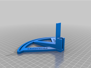 Lithophan Stand 150mm USB Erweiterung Halter Unterstützung Kunst 3d print model - Mito3D