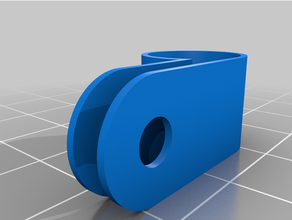 kabelclip anycubic chirone 3d stampante parti cableclip 3d print model - Mito3D