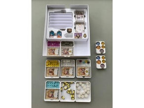 rococò deluxe inserire vassoi giocattolo gioco Accessori tavolo inserti tavola scatola 3d print model - Mito3D