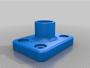 anycubic i3 mega bowden tube support e3d v6 hotend 3d printer parts e3dv6 3d print model - Mito3D