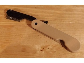 foldaway bread lame kitchen & dining knife razor holder 3d print model - Mito3D