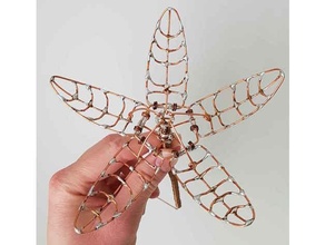 mechanical flower - 5 leaf engineering 3d print model - Mito3D