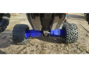 e-revo 20 rear skid plate vehicles dirt mud traxxas 3d print model - Mito3D