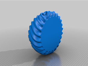 burbuja remolino tarro decoración cuenco envase casa espiral florero 3d print model - Mito3D