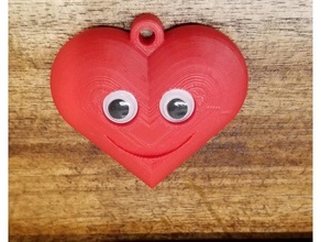 valentines day heart keychain keychains valentine gifts 3d print model - Mito3D
