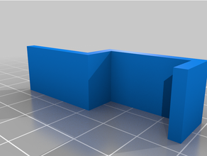 criada puerta estante montaje soportes organización 3d print model - Mito3D
