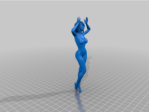 menina 3 3d impressão sexy mulher 3d print model - Mito3D