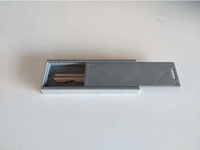 manyetik gizli anahtar Kutu ev halkı bölme 3d print model - Mito3D