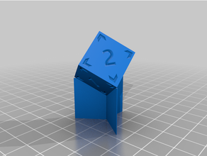 d6 ornamental dice presupported 3d printing 1d6 gaming rpg ttrpg 3d print model - Mito3D