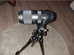 camera lens sigma 100-400 dg 67mm tripod mount improved 3d print model - Mito3D
