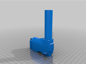 rp sg90 rubberbandpoweredslugthrower pistola mecánico juguetes 3d print model - Mito3D