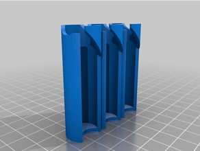 3 aa battery holder containers 3d print model - Mito3D