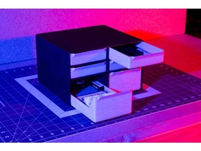 desktop cassetti organizzazione 3d print model - Mito3D