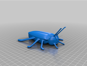 scarafaggio animali bug insetto 3d print model - Mito3D