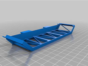 Plate forme treillis pont DIY ponts trains 3d print model - Mito3D