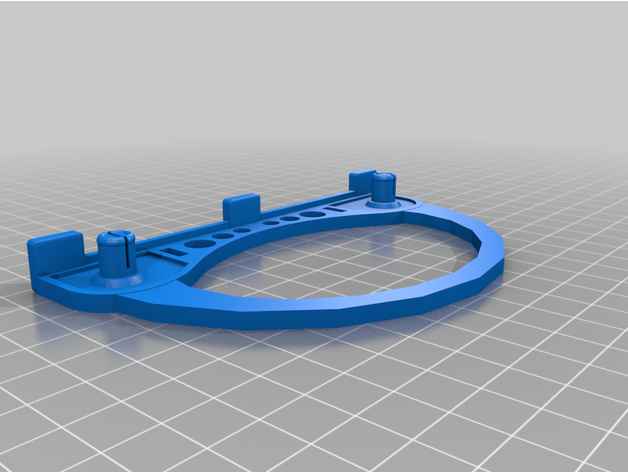 ajustable filamento carrete cuna soporte rayo luna 3d impresora accesorios seco caja Kingroon kp3s 3D print model - Mito3D