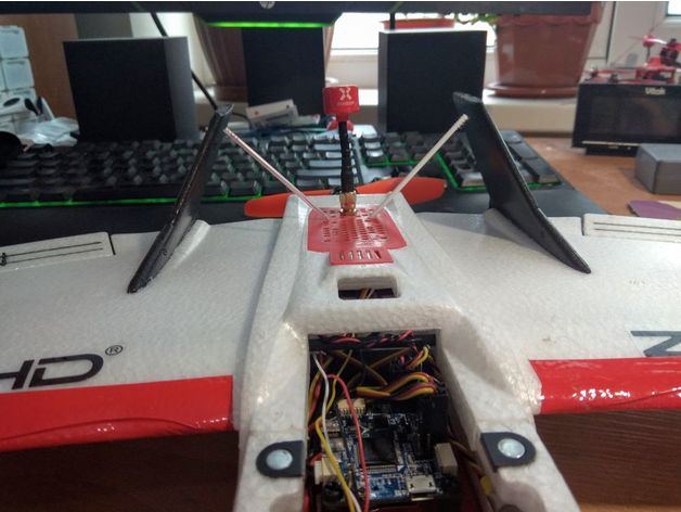 zohd dardo 250g GPS suporte veículos 250 fpv asa 3D print model - Mito3D