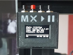 Oktoprint Mikro Panel Fall Mantel 3d Drucker Zubehör oled 3d print model - Mito3D