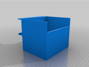 costco escritorio caja adjunto archivo contenedores pie 3d print model - Mito3D
