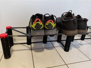 shoe rack - schuhregal household schuhe shoerack shoes 3d print model - Mito3D