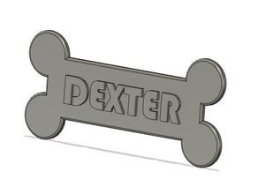 Hund Knochen Haustiere Dexter Doggo Mako Telefon Stand 3d print model - Mito3D