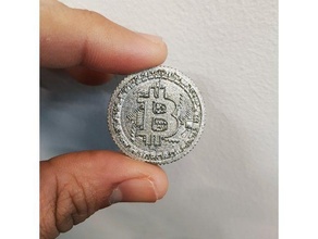 bitcoin 3dgami banca moneta monete crypto criptovaluta dettagliata 3d stampa i soldi 3d print model - Mito3D