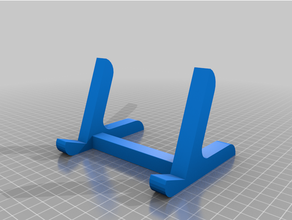 tablet stand stops tablet 3d print model - Mito3D
