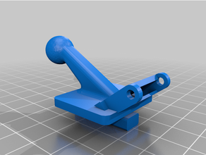 cam arm joint ribbon clip 3d printer accessories 3d print model - Mito3D