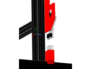 red et4 et4x et5 eje mecánico parada final 3d impresora partes 3d print model - Mito3D