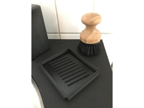 éponge savon plat Ménage titulaire soutien égouttoir 3d print model - Mito3D