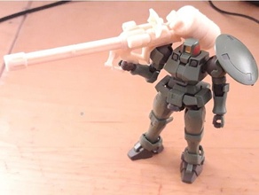 géant Gatling arme hg gunpla 30mm kits jouet Jeu accessoires Bandai modèle trousse multi part échelle 3d print model - Mito3D