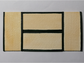 minyatür tatami mat model mobilya zemin Japonya Japonca paspaslar 3d print model - Mito3D