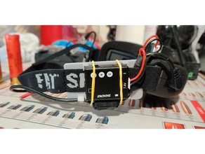 fpv occhiali titolare supporto energia cavo veicoli batteria sostituzione guida gestione fatshatk corsa 3d print model - Mito3D