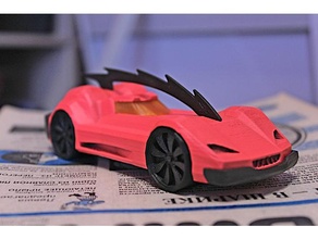 carmagedon vermelho Águia + escondendo colocar veículos 3d print model - Mito3D