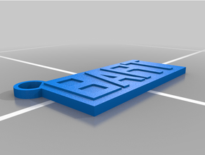 bart keychain assembly 3d printing key 3d print model - Mito3D