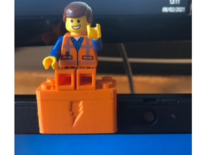 cámara web cover up Lego ladrillo thinkpad l13 cubierta carcasa funda 3d print model - Mito3D